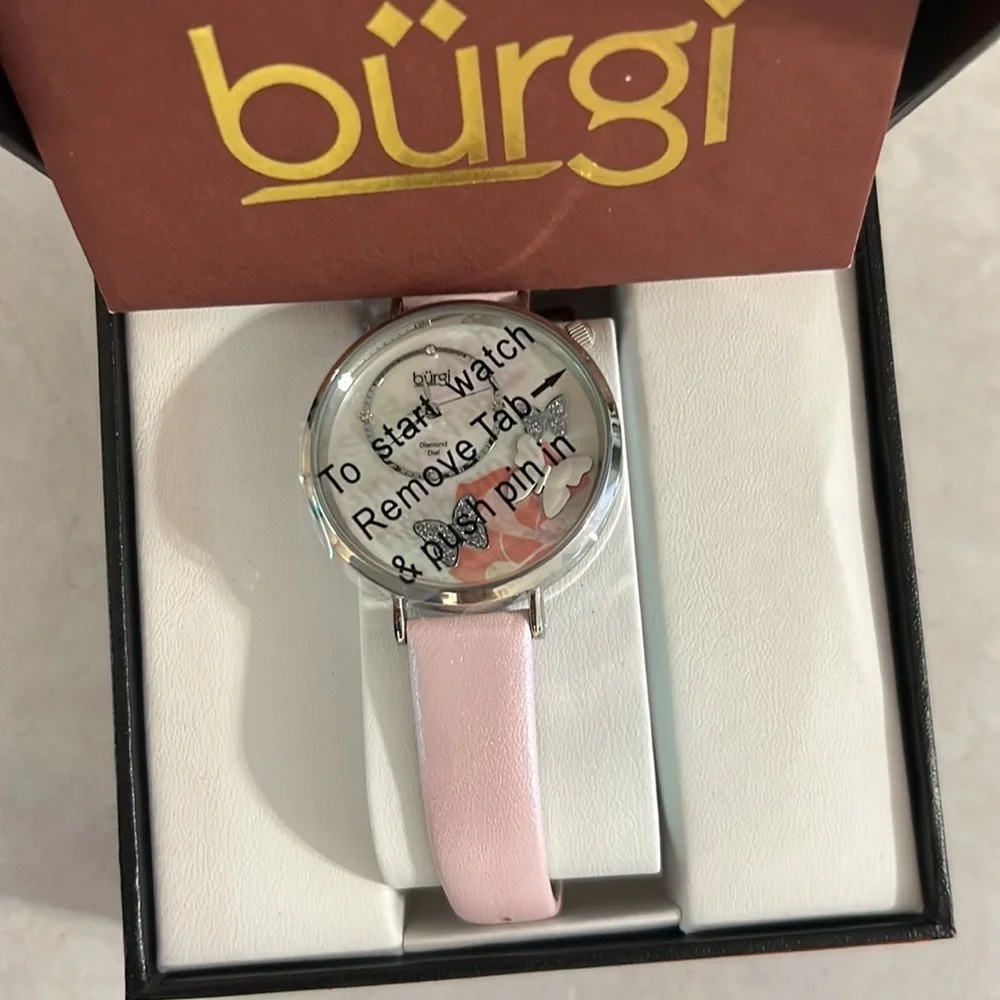 Bürgí Diamond butterfly watch